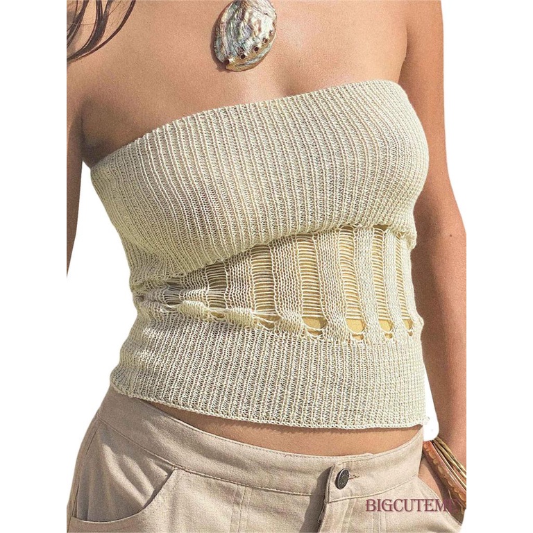 Áo Ống Màu Trơn Mùa Hè Cho Nữ