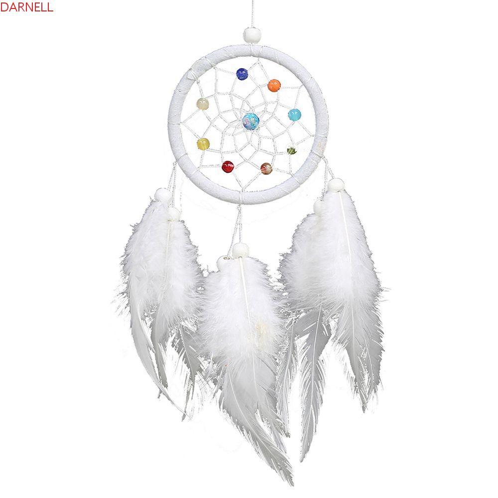 Lưới Bắt Giấc Mơ Lông Vũ Treo Trang Trí Xe Hơi