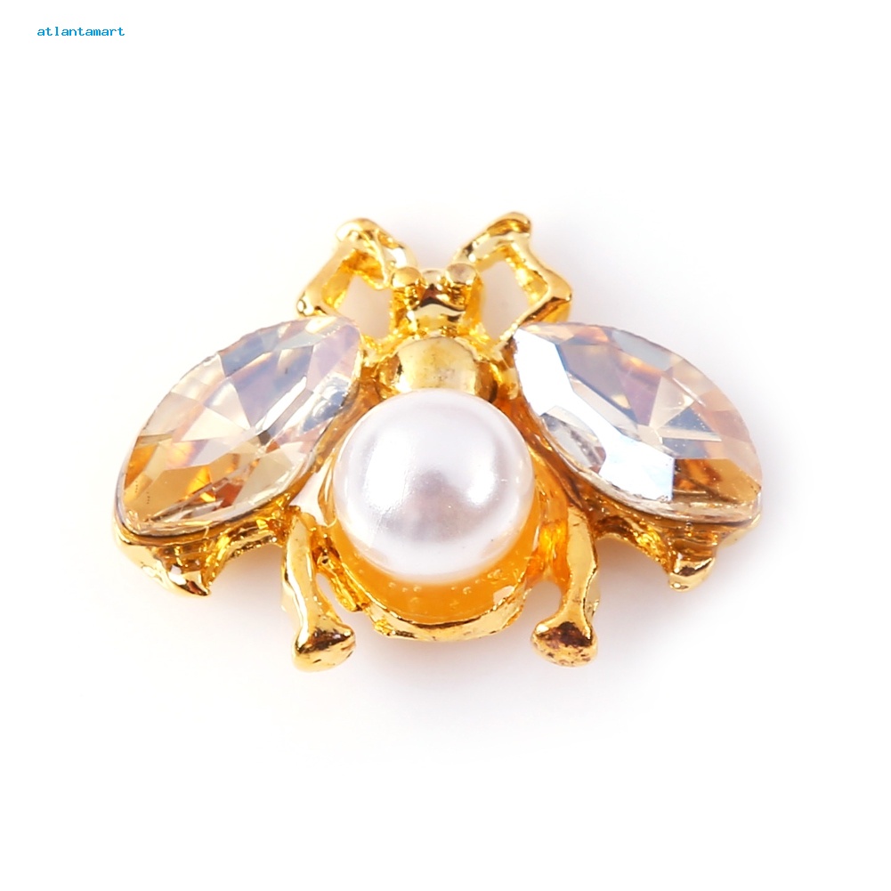 Túi Đựng Đồ Dùng Cao Cấp Tiện Dụng| Bộ 10 HạT ĐíNh Trang Trí MóNg HìNh Con Ong 3D