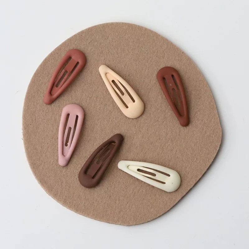 Bộ 30 Kẹp Tóc Màu Nhám Xinh Xắn Thời Trang Cho Bé Gái