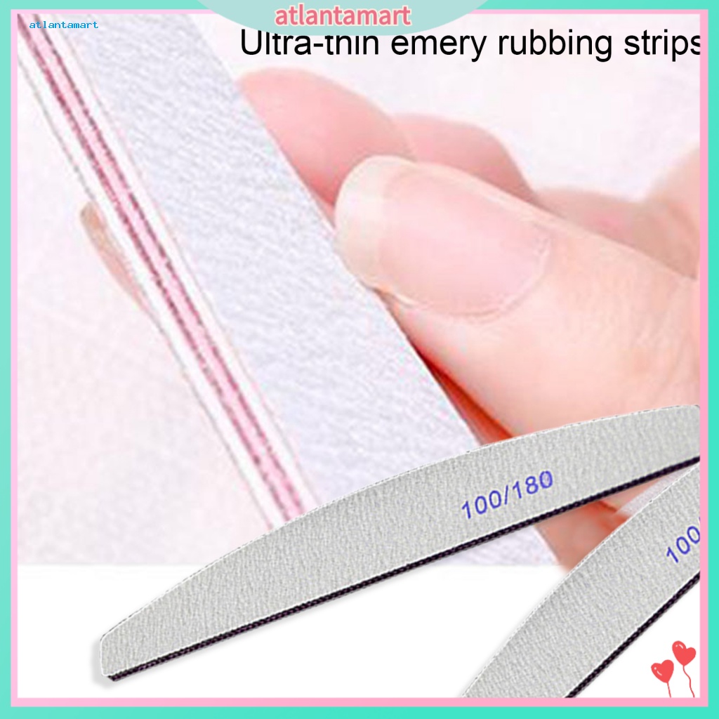 Túi Đựng Đồ Dùng Cao Cấp Tiện Dụng| Bộ 25 Cây Dũa Móng Tay Giả Hai Mặt Bằng Acrylic Tự Nhiên