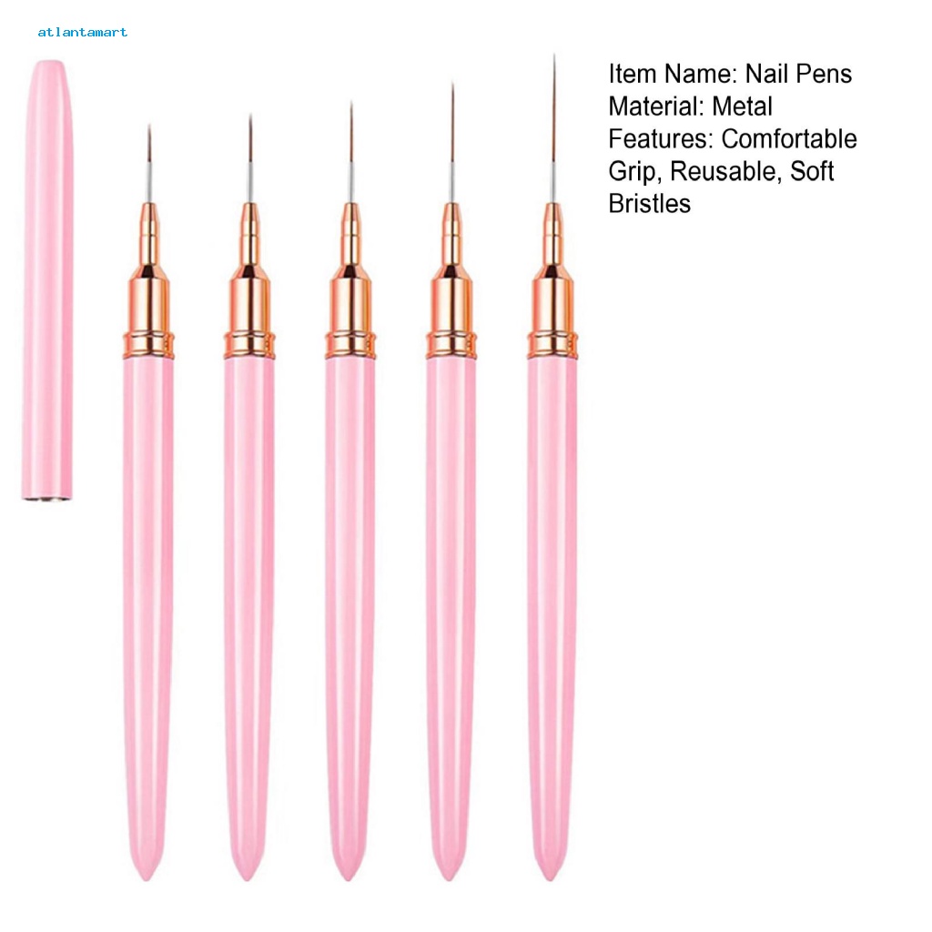 Túi Đựng Đồ Dùng Cao Cấp Tiện Dụng| Set 5 Cọ Vẽ Móng Tay Đầu Mềm Thoải Mái Đa Năng DIY