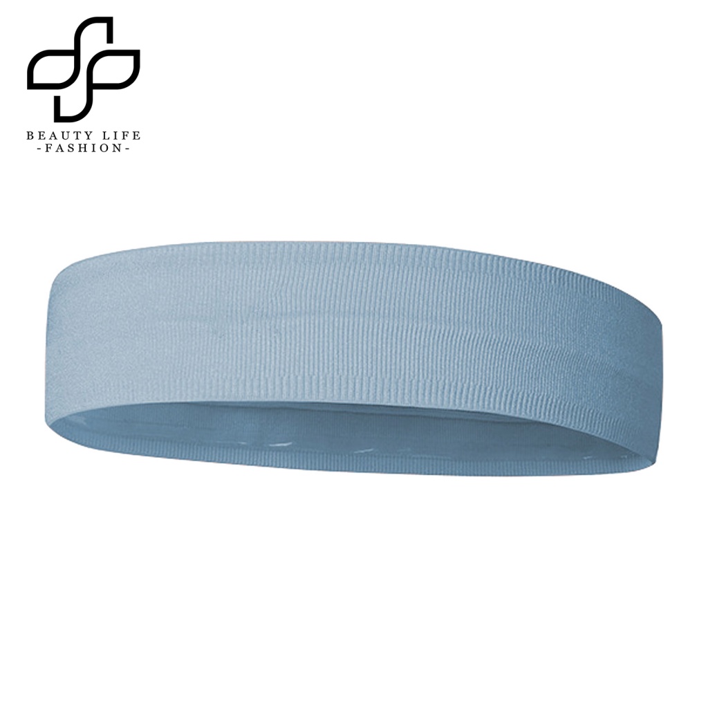 Băng Đô Lụa Trơn Màu Thấm Hút Mồ Hôi Thoáng Khí Chống Trượt Màu Sắc Thời Trang Unisex