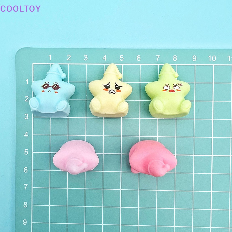 Set 2 Đồ trang trí Ngôi Sao Hoạt Hình Dạ Quang Trang Trí Xe Hơi