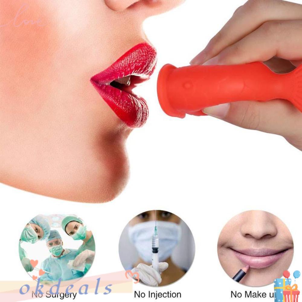 Son Bóng Làm Đầy Môi Quyến Rũ OKDEALS|Dụng Cụ Hỗ Trợ Làm Môi Đầy Đặn Tiện Lợi