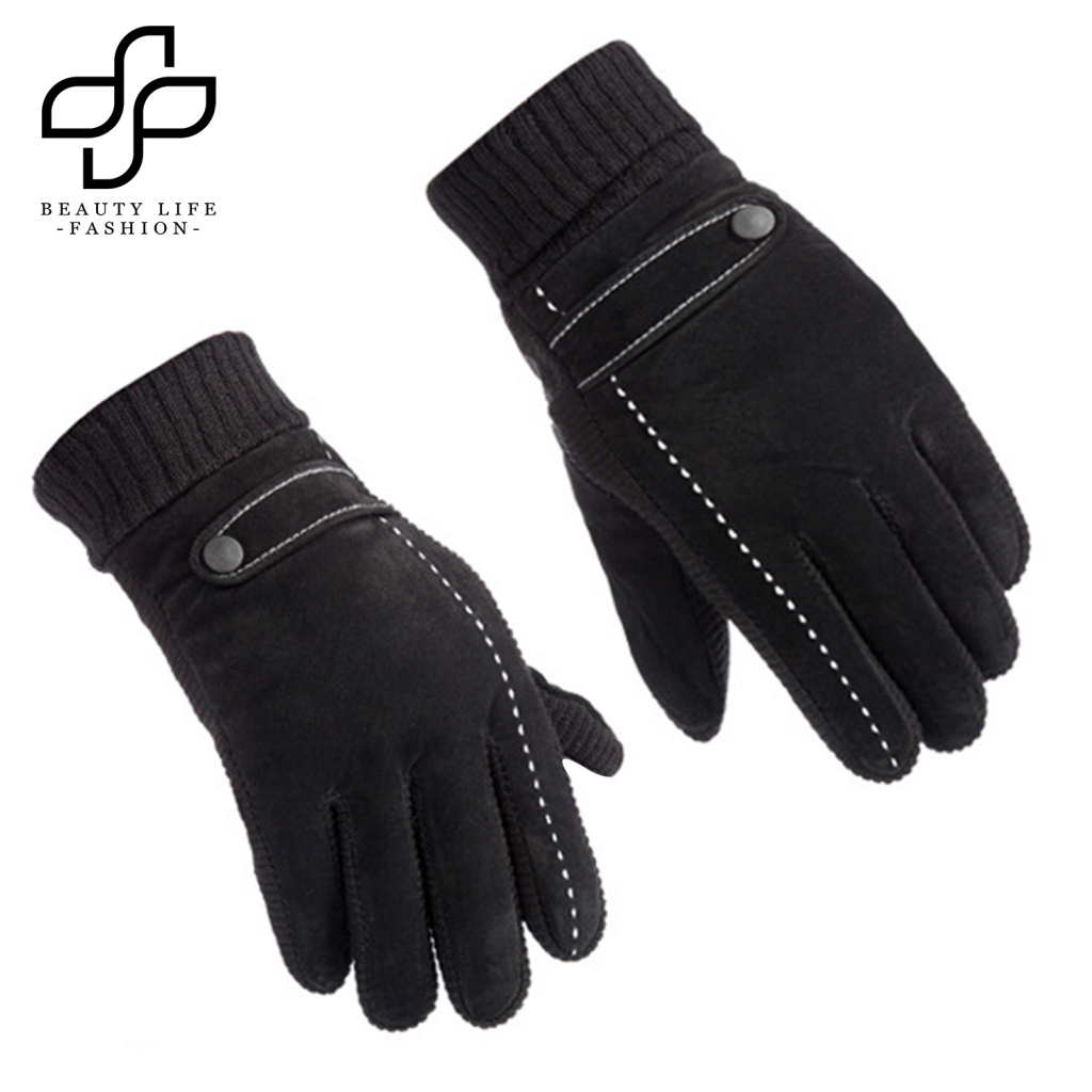 1 Đôi Găng Tay Da Giả Chống Gió Chống Nước Dùng Được Màn Hình Cảm Ứng Cho Thú Cưng