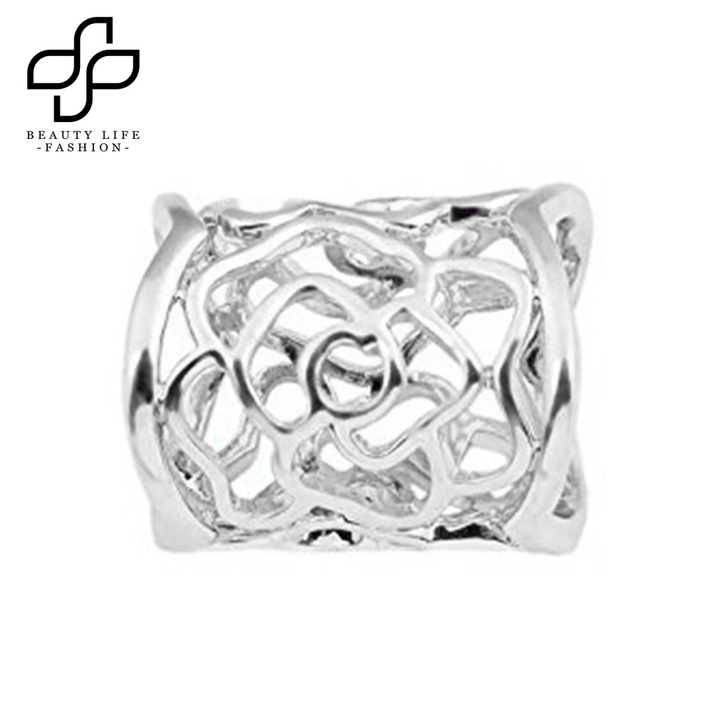 Giá Đỡ Kẹp Khăn Choàng Hình Hoa Hồng Bằng Hợp Kim