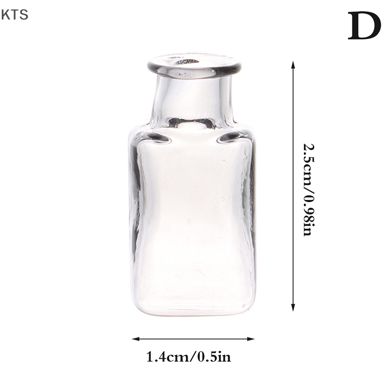 1 Bình Hoa Thủy Tinh Trang Trí Nhà Búp Bê 1: 12