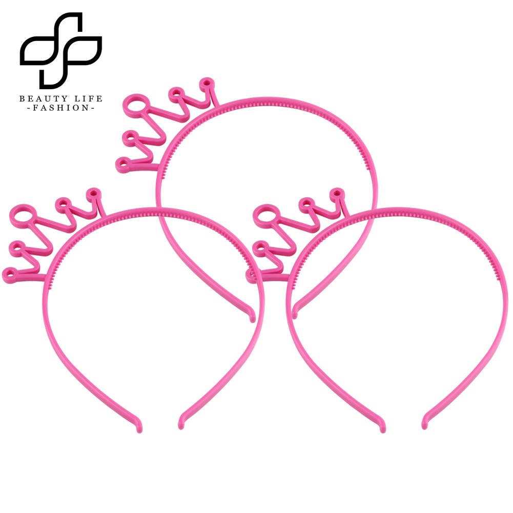 Set 3 Băng Đô Vương Miện Xinh Xắn Cho Bé Gái