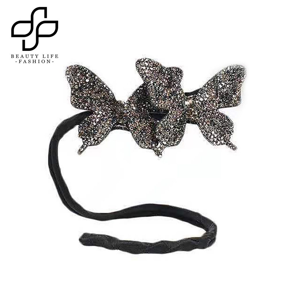 Kẹp Tóc Hình Bướm Lấp Lánh Thời Trang Cho Nữ