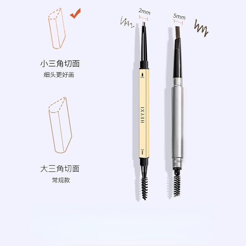 Bút Chì Kẻ Lông Mày Hai Đầu Siêu Mịn Kháng Nước Chống Thấm Mồ Hôi Lâu Trôi Không Lem Nhòe Chì Kẻ Lông Mày Hai Đầu Siêu Mịn Không Thấm Nước Và Mồ Hôi Lâu Trôi