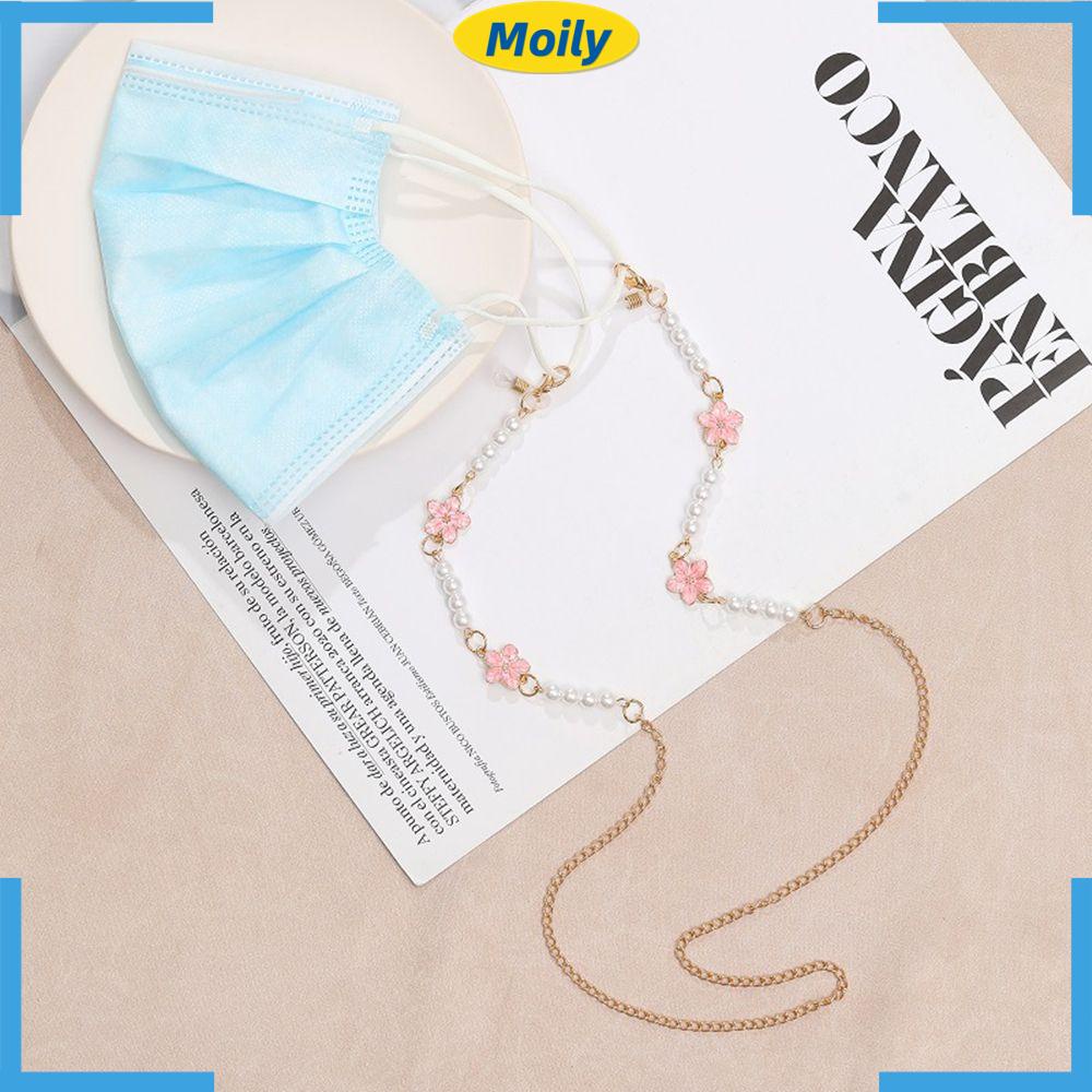 MOILYVN Dây Đeo Mắt Kính Họa Tiết Hoa Anh Đào Thời Trang
