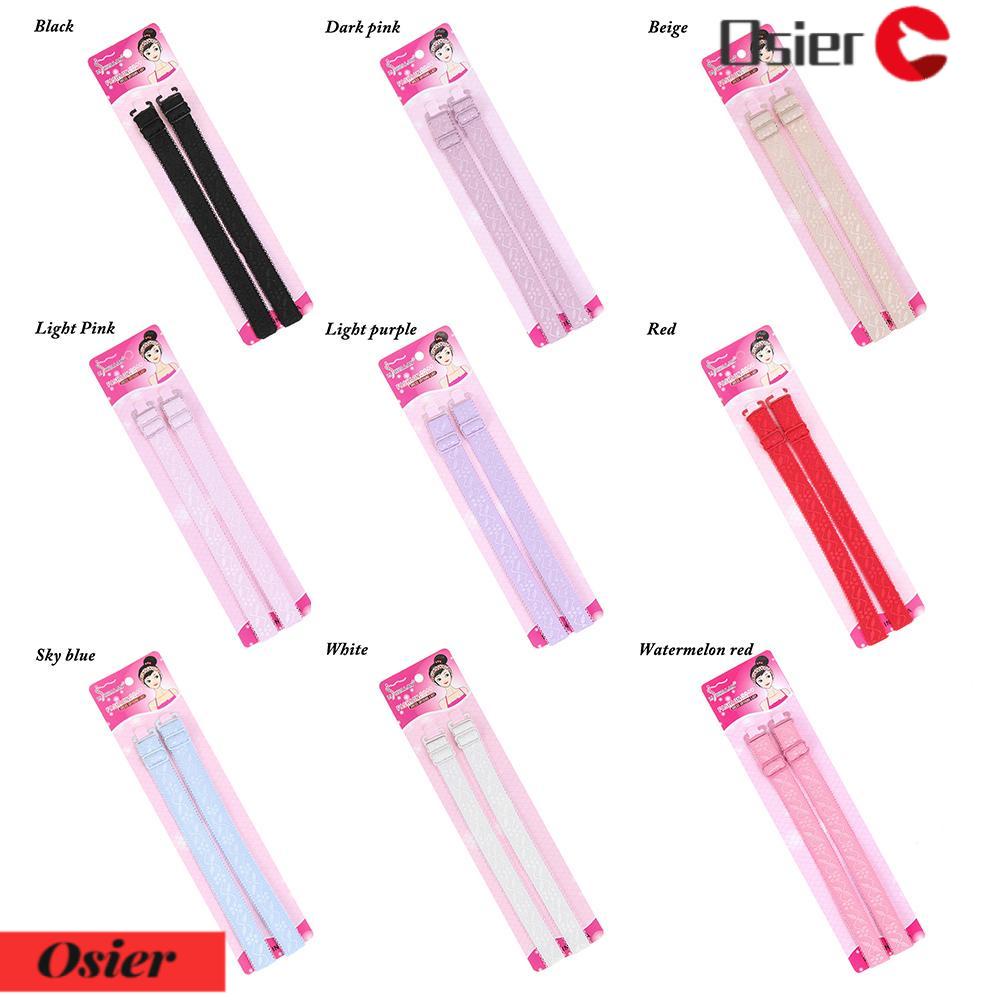 Set 1 2 Cặp Dây Áo Ngực Có Thể Tháo Rời Thêu Họa Tiết Thời Trang Cho Nữ