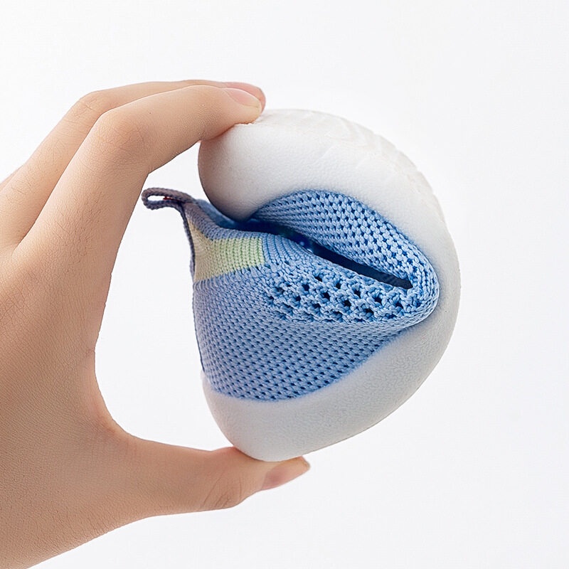 Giày Thể Thao Lưới Trơn Đế Mềm Chống Trượt Thoáng Khí Cho Trẻ Em