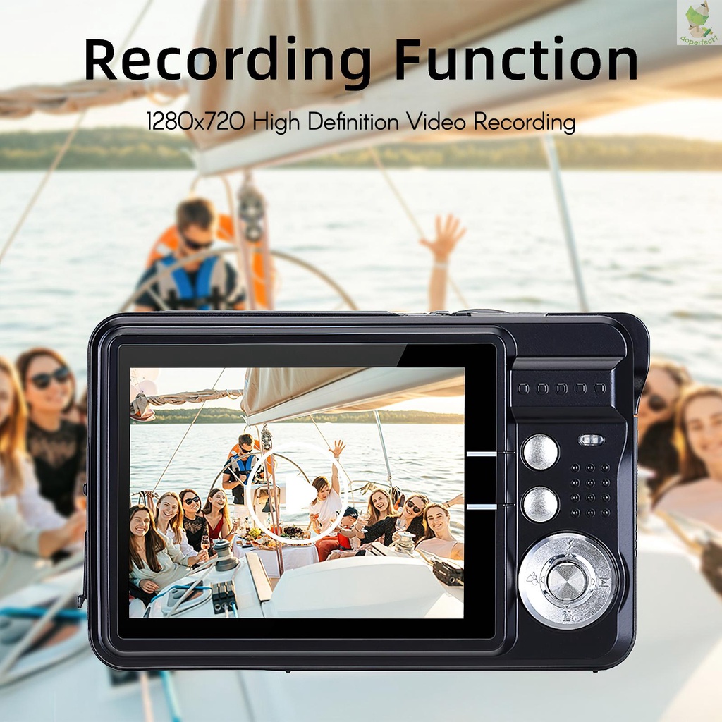 Portable 720P Digital Camera Video Camcorder 18MP Photo 8X Zoom Anti-shake 2.7 Inch Large TFT Screen Built-in Lithium Ba   Came-6.5