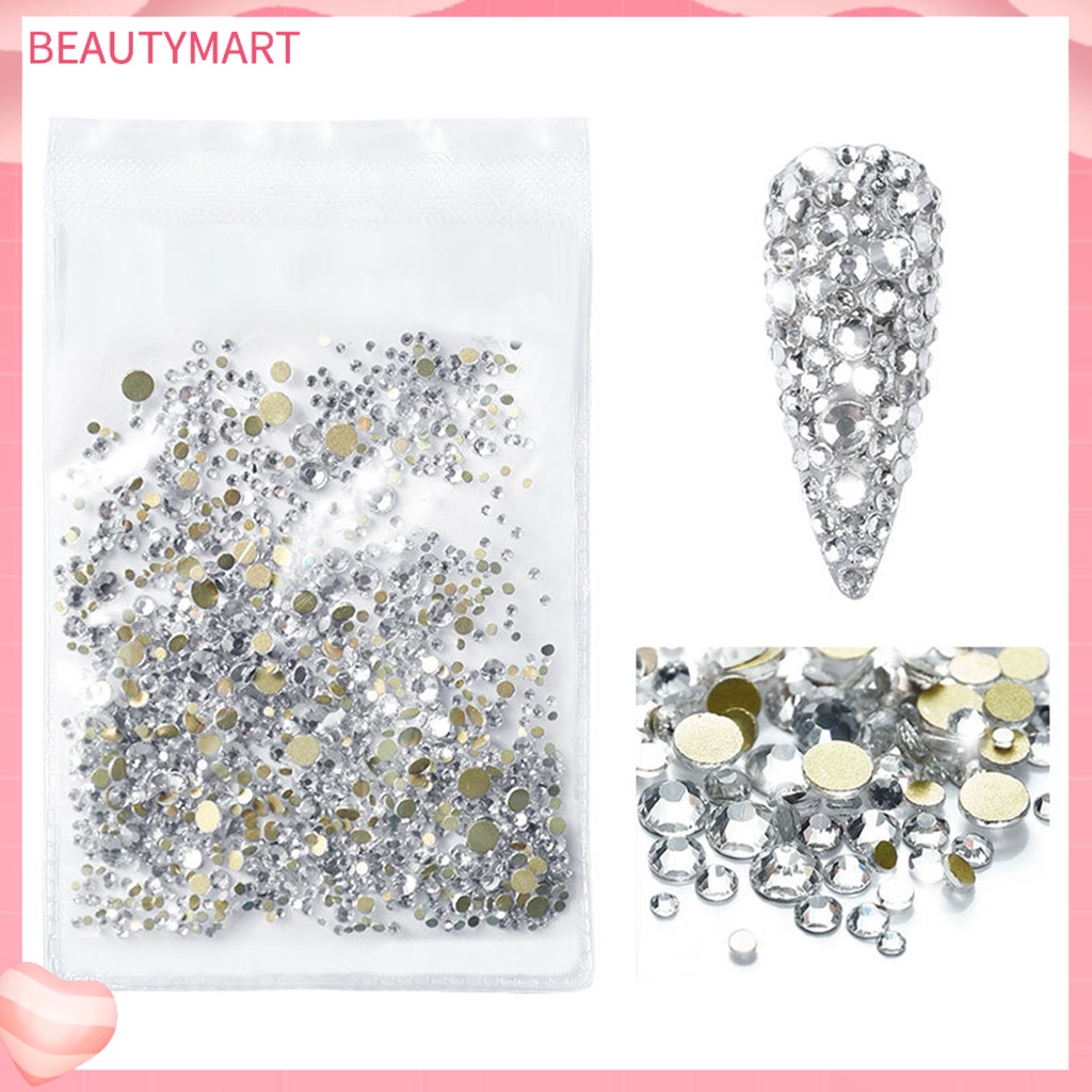 Set 1440 Hạt Đá Kim Cương Giả Lấp Lánh Dùng Trang Trí Móng DIY