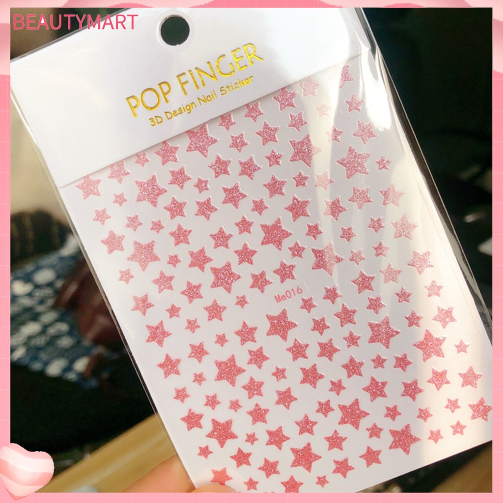 Miếng Dán Trang Trí Móng Tay Lấp Lánh Siêu Mỏng Không Phai Màu Dành Cho Nữ