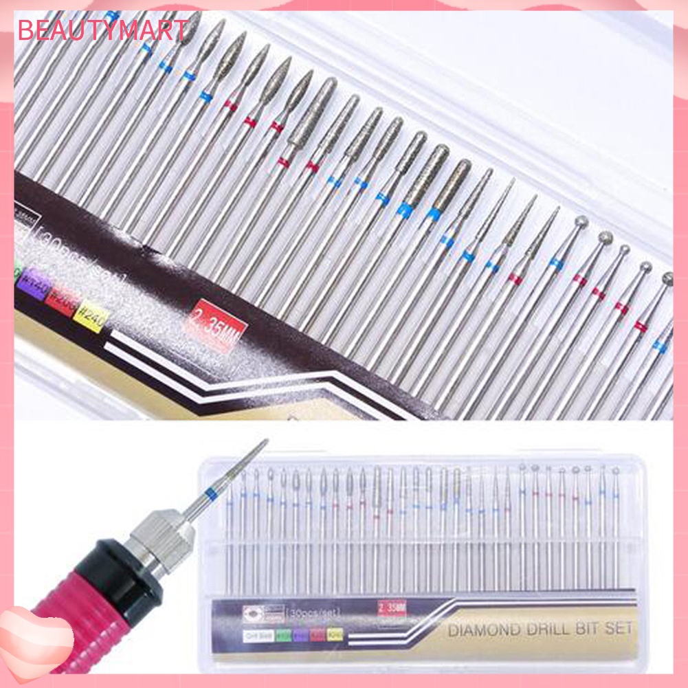 Bộ 30 Mũi Khoan Móng Tay Chuyên Nghiệp Chất Lượng Cao