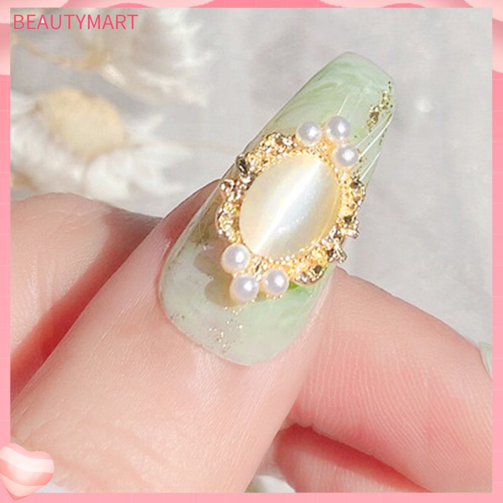 Set 5 Phụ Kiện Đá Mắt Mèo Trang Trí Móng Tay DIY