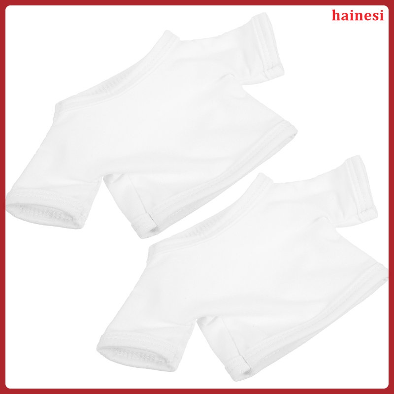 Set 2 Áo Tay Ngắn Màu Trắng Thời Trang Mùa Hè Xinh Xắn Cho Bé Gái