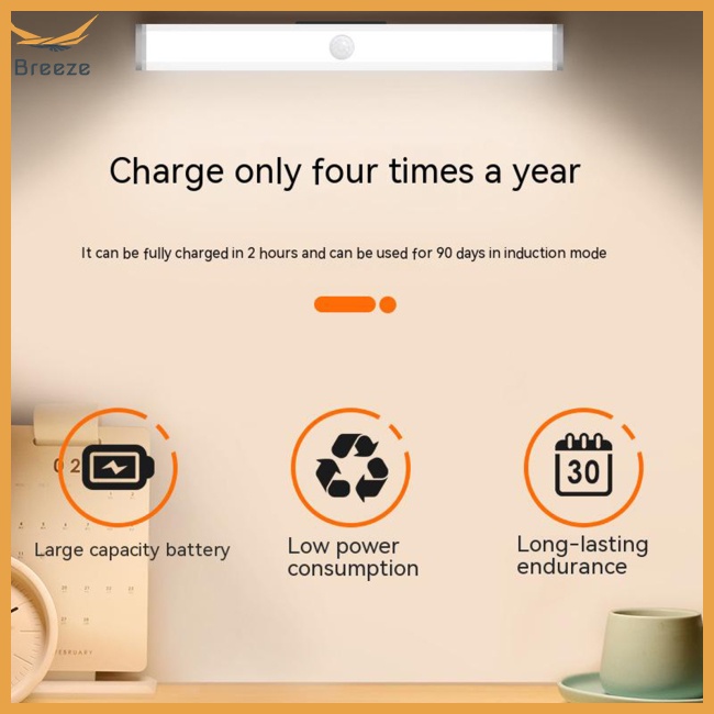 Đèn Pin Led Không Dây 3 Cấp Độ Có Thể Điều Chỉnh Bảo Vệ Mắt Kèm Sạc Usb Tiện Dụng