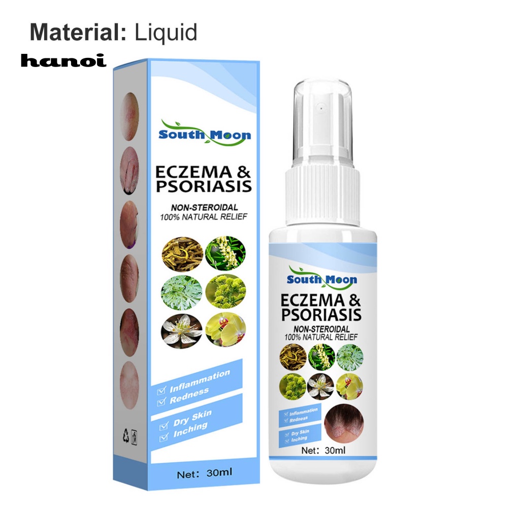 Xịt Hỗ trợ giảm vẩy nến 30ml Chiết Xuất Thảo Dược Chất Lượng Cao