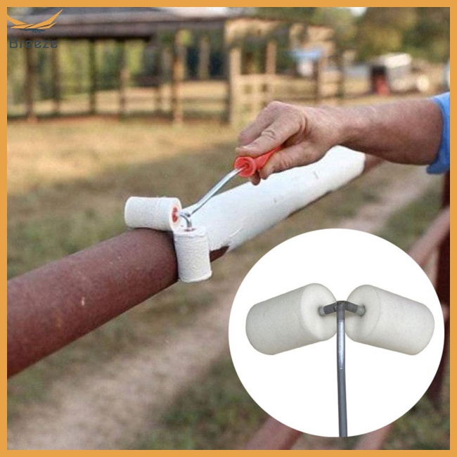 Cọ Lăn Sơn Ống Nước Hai Đầu 4inch Bằng Xốp