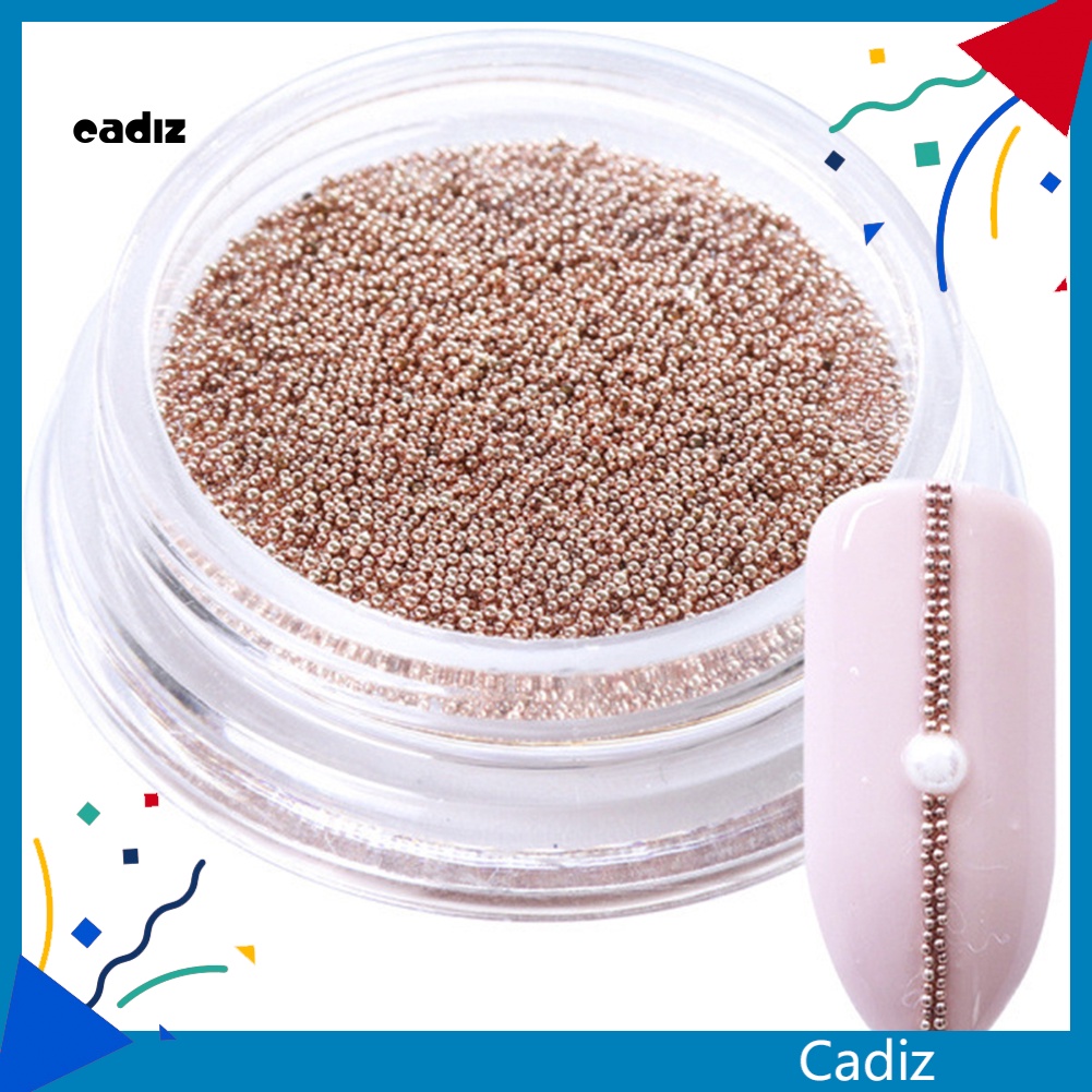 Hạt Thép 0.4mm Màu Sắc Trơn 3D Trang Trí Móng Nghệ Thuật DIY