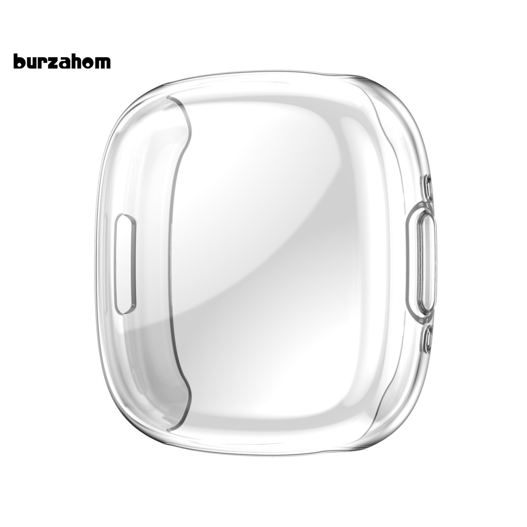 Ốp Bảo Vệ Bằng TPU Mạ Điện Chống Rơi Chống Bụi Cho Đồng Hồ Thông Minh Fitbit Versa4 / Sense2