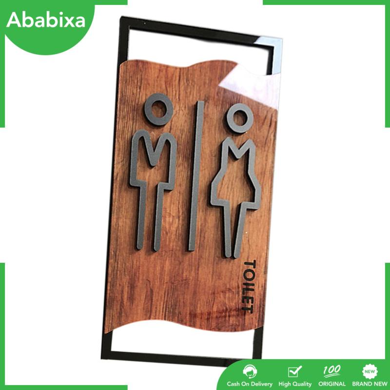 Bảng Hiệu Nhắc Nhở 3D Bằng Acrylic Tiện Dụng Cho Nhà Vệ Sinh / Quán Bar / Nhà Hàng