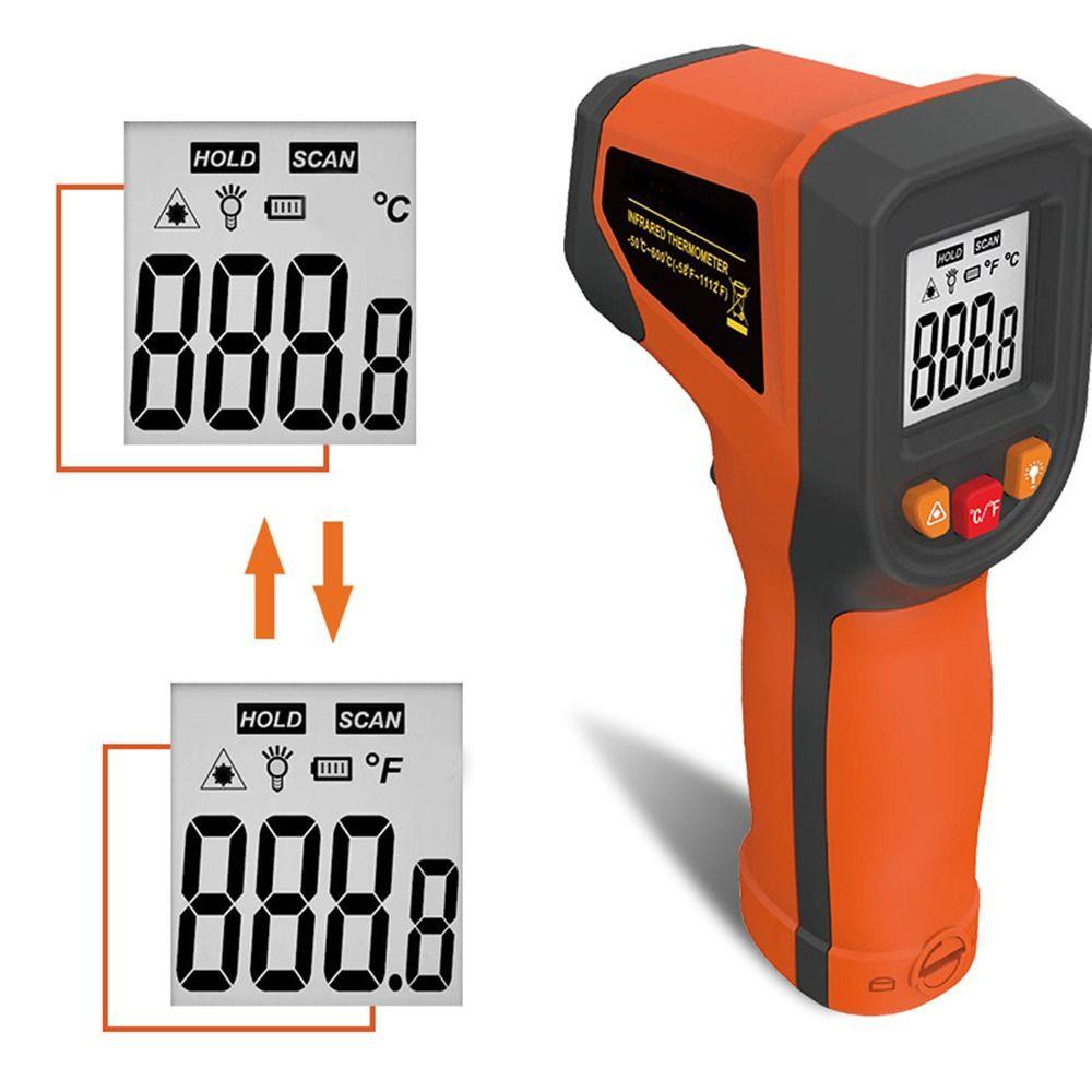 Nhiệt Kế Hồng Ngoại Kỹ Thuật Số ESPO Cầm Tay Không Tiếp Xúc Con Người - 50°Phụ Kiện C ~ 6000 Chuyên Dụng Chất Lượng°Phụ Kiện Chuyên Dụng Dành Cho C (- 58)°Phụ Kiện Chuyên Dụng Dành Cho Xe F ~ 1112 F ~ 1112°Bộ Đồ Thời Trang Cá Tính Trẻ Trung
