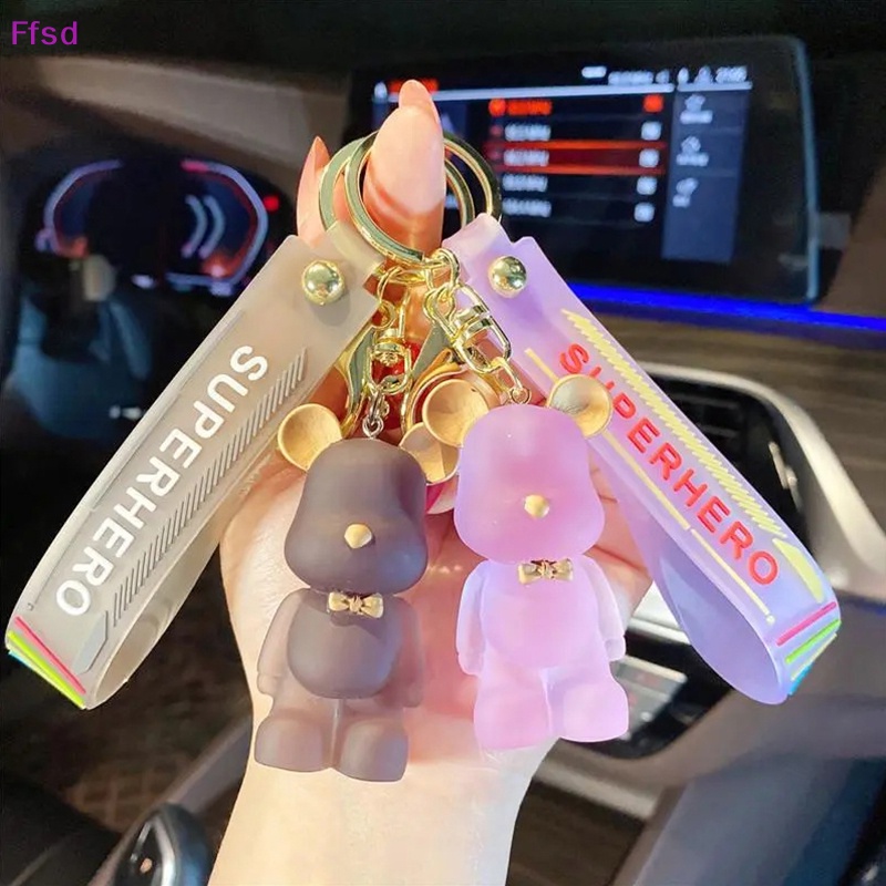 {Ffsd} Móc Khóa Resin Mặt Hình Thỏ / Gấu Hoạt Hình Thời Trang Cho Nữ / Chìa Khóa / Điện Thoại Di Động / Quà Tặng Bán Chạy