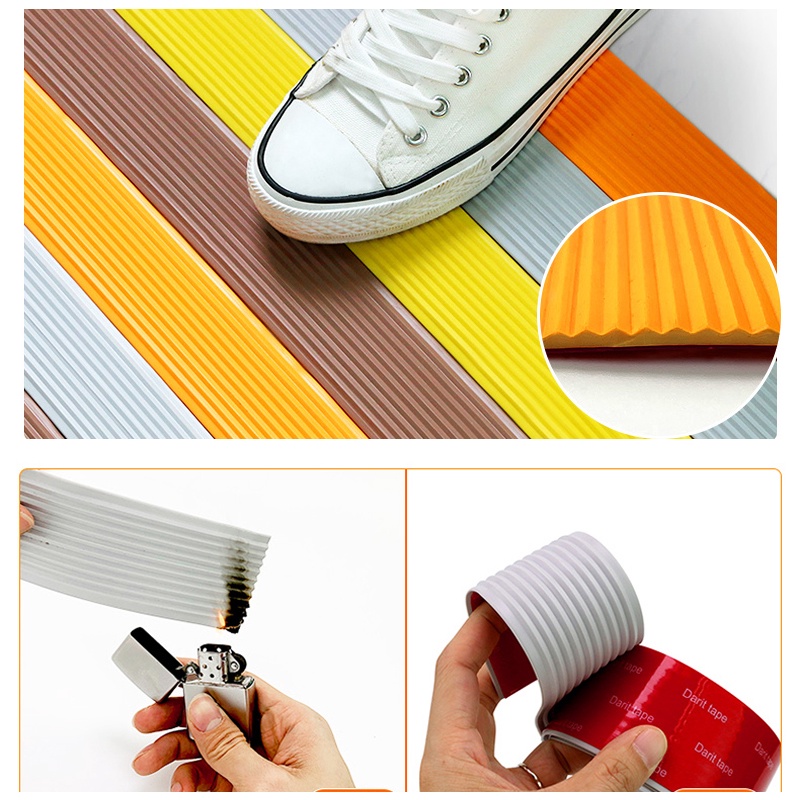 Băng Keo Dán Chống Trượt Cho Cầu Thang 4cm Trong Suốt / Ngoài Trời