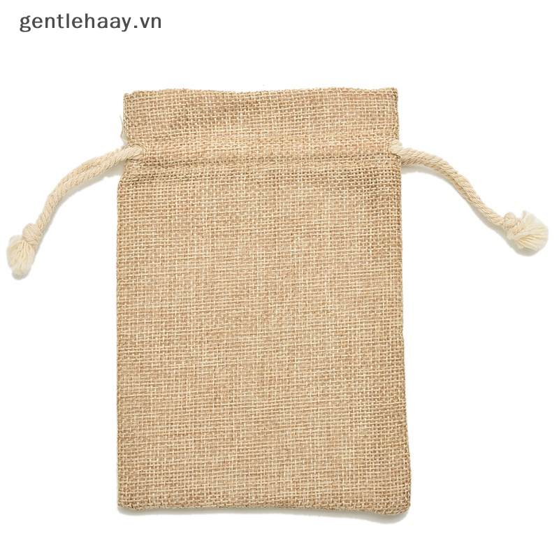 Túi Dây Rút Mini Bằng Vải Bố Dùng Để Đựng Quà Đám Cưới