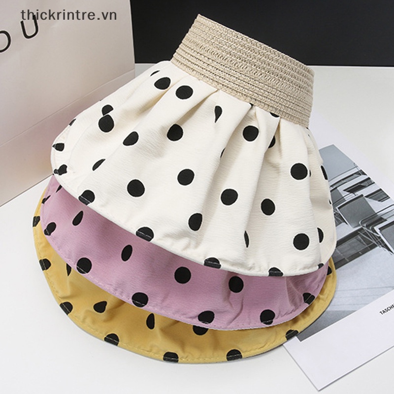 Mũ Vành Rộng Chống Nắng Tia UV Thời Trang Đi Biển Mùa Hè Cho Nữ