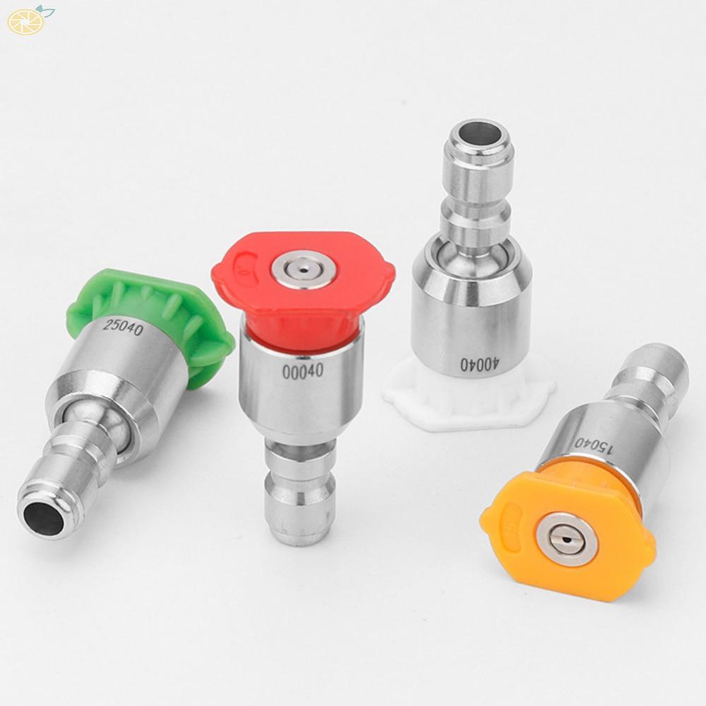 【VARSTR】Nozzle Rotary Sprinklers Spare Parts Spray Stainless Steel 1/4inch 1set