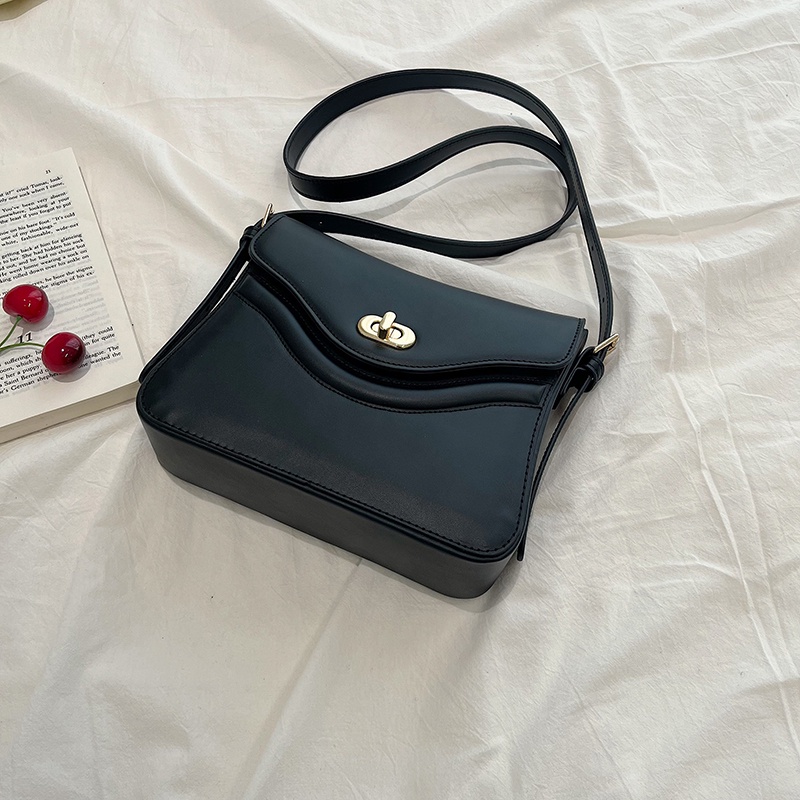 Túi Da Đeo Chéo Hình Vuông Nhỏ Đơn Giản Chất Lượng Cao Phong Cách retro Phương Tây Cho Nữ