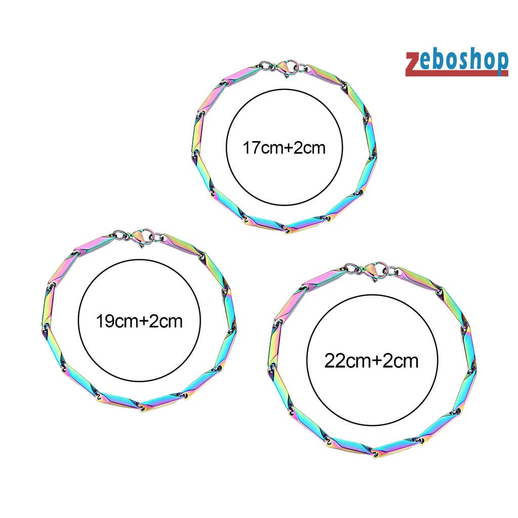 Zeboshop Vòng Đeo Tay Dạng Chuỗi Lá Không Gây Dị Ứng Thiết Kế Đơn Giản Thời Trang