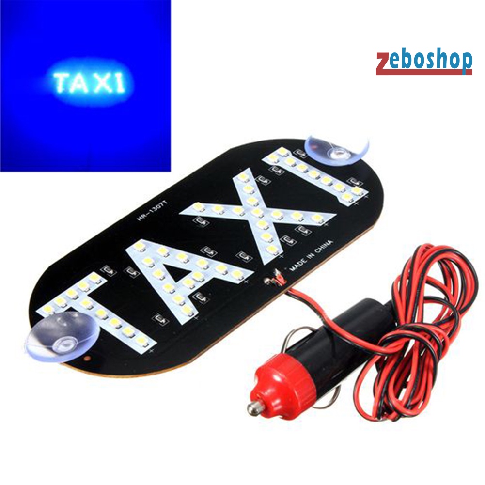 Đèn LED Gắn Kính Chắn Gió Xe Hơi Chữ Taxi Tiện Dụng