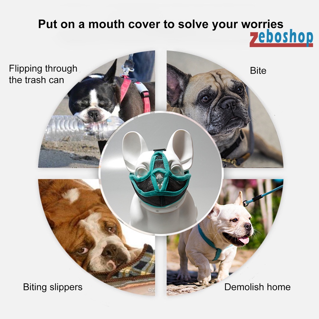 Vỏ Bọc Rọ Mõm Chống Cắn Thoáng Khí Dành Cho Thú Cưng