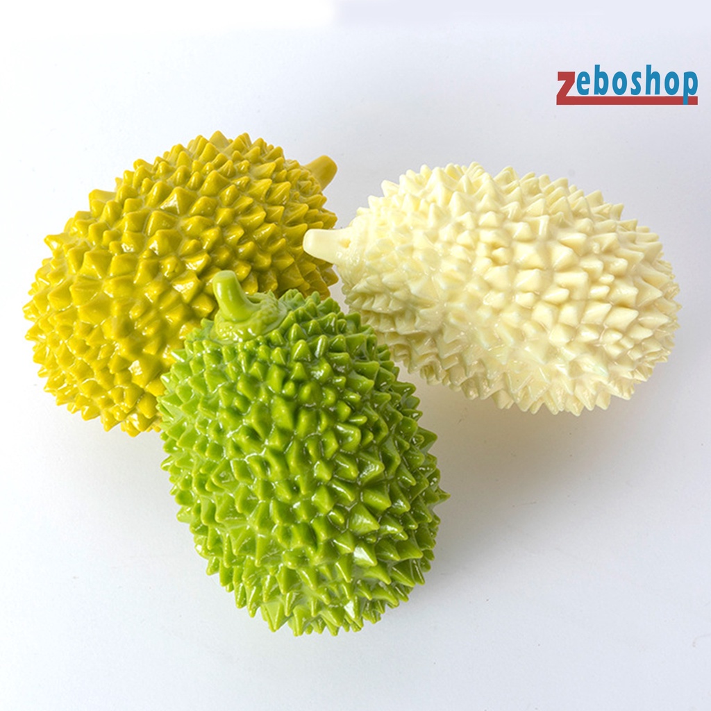 Đồ Chơi Gặm Tương Tác Chống Mài Mòn Hình Quả Sầu Riêng Tích Hợp Âm Thanh Vui Nhộn Cho Thú Cưng