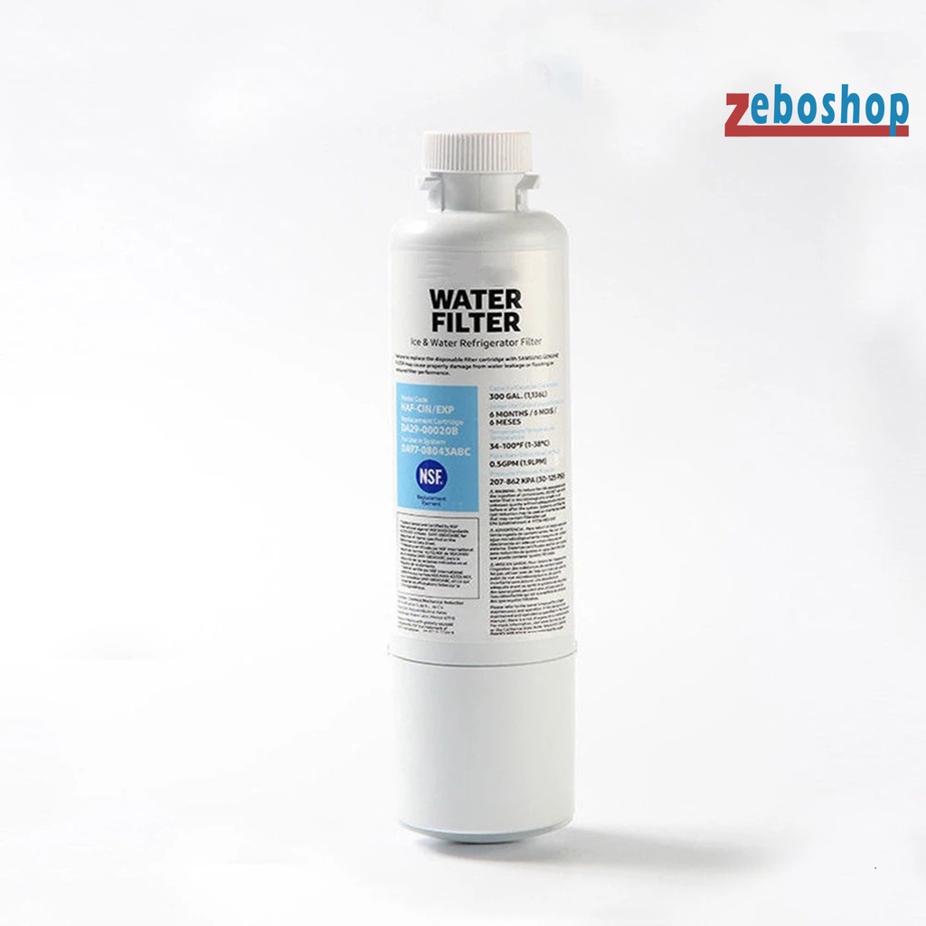 Hộp Lọc Nước Bằng Than Hoạt Tính Tiêu Chuẩn 6 Tháng Cho Tủ Lạnh