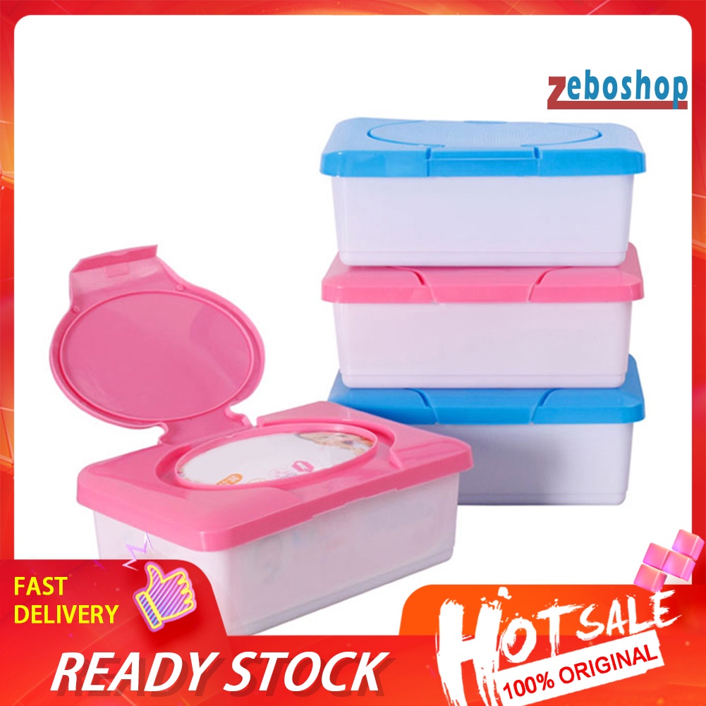 Hộp Đựng Khăn Giấy Ướt 80 Ngăn Sức Chứa Lớn Chống Bụi Tiện Dụng