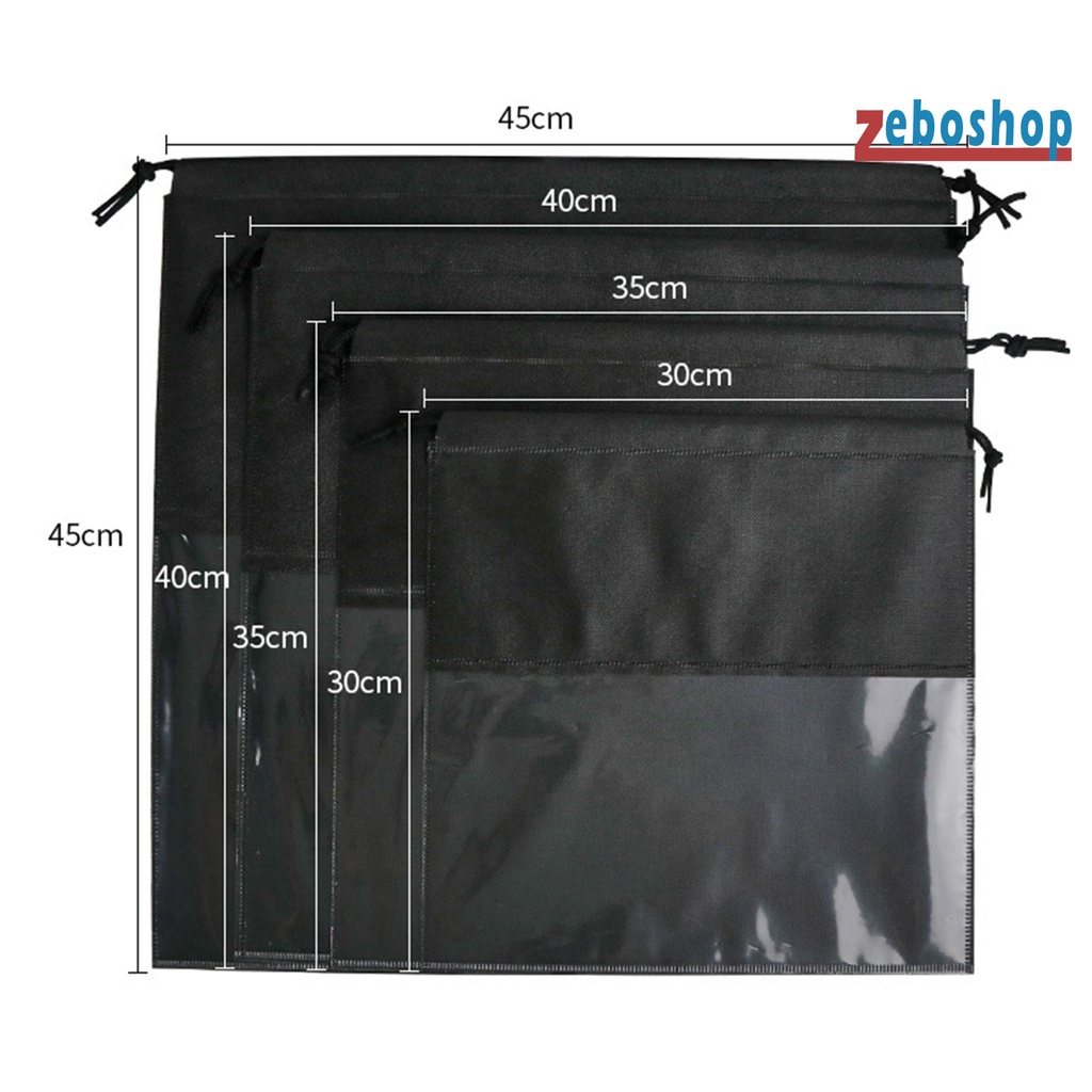 Túi Dây Rút Bằng Vải Không Dệt Chống Ẩm / Bụi Bẩn Đựng Quần Áo Tiện Dụng