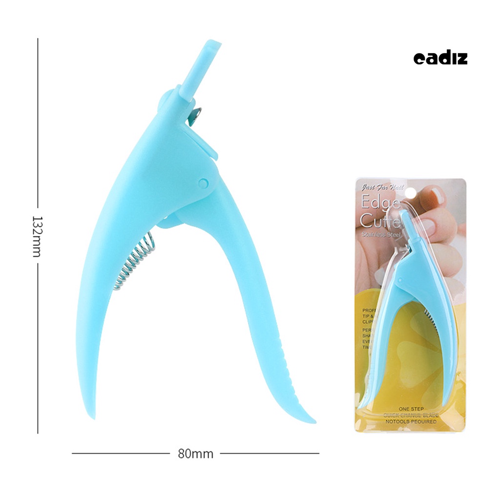 Kềm Cắt Móng Tay Giả Cạnh Thẳng Hình Chữ U Chuyên Dụng Cho Salon
