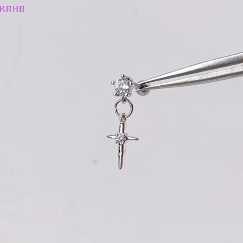 1 Đôi Bông Tai Đính Đá Lấp Lánh Thời Trang Dành Cho Nữ Mới