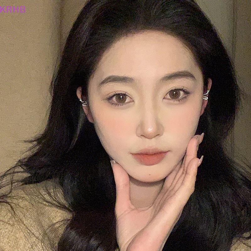 1 Đôi Khuyên Tai Dạng Kẹp Hình Rắn Không Cần Xỏ Lỗ Dành Cho Nam Và Nữ Mới