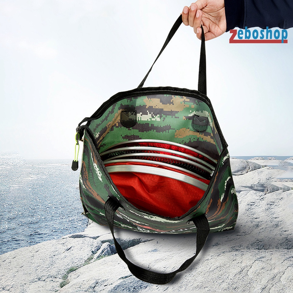 Túi Đựng Nước Bằng Vải Oxford Sức Chứa Lớn Có Thể Gấp Gọn Dùng Khi Đi Câu Cá / Cắm Trại