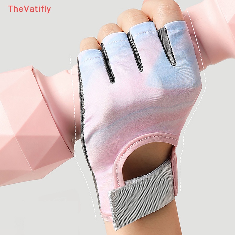 1 Đôi Găng Tay Thể Thao Nửa Ngón Chống Trượt Thoáng Khí