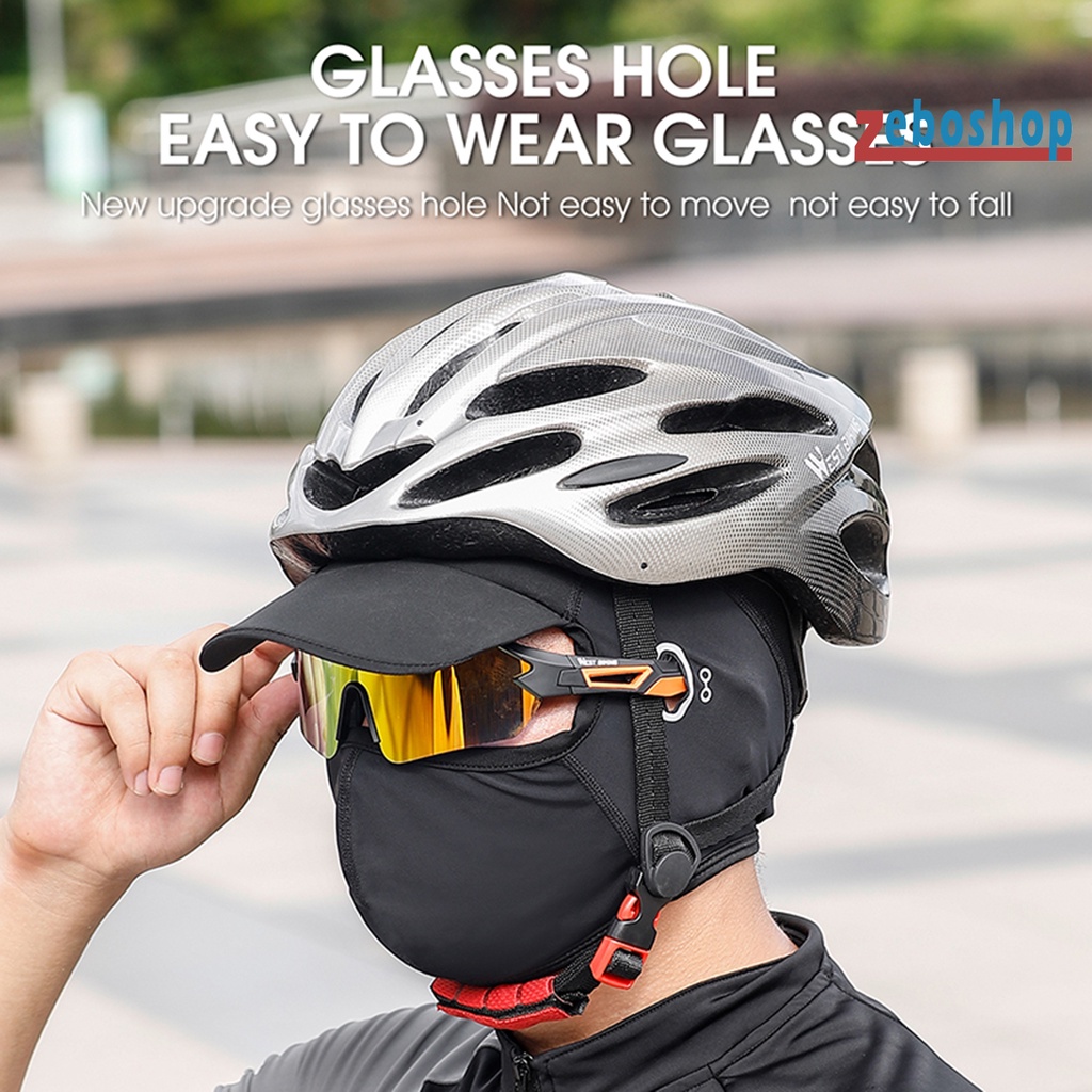 Zeboshop Mũ Trùm Đầu Chống Nắng Chống Bụi Thấm Hút Mồ Hôi Độ Co Giãn Cao Thích Hợp Cho Các Hoạt Động Ngoài Trời